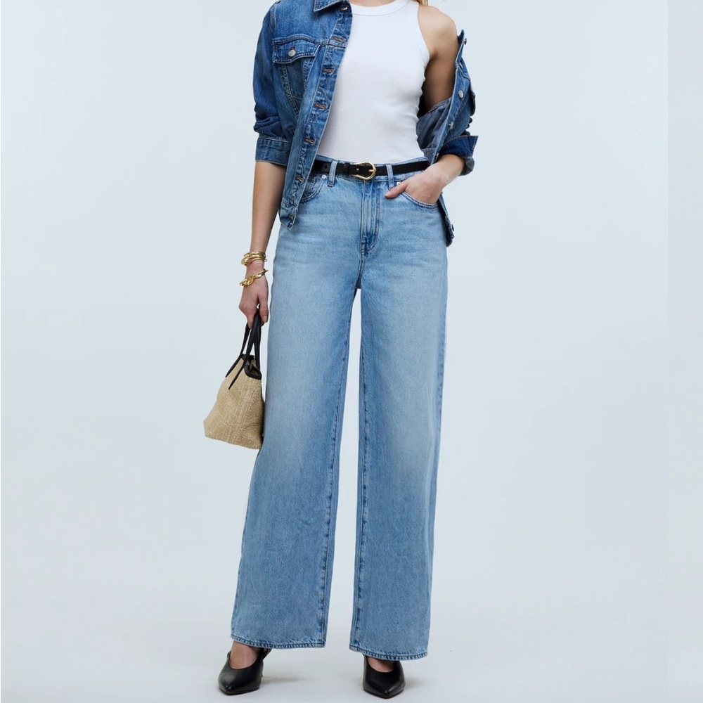 Madewell Superwide-Leg Jeans | Ahern Wash | Size 28